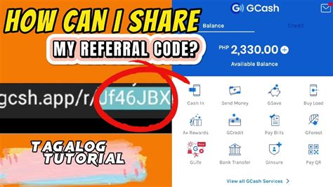 How To Get Referral Code In GCash .